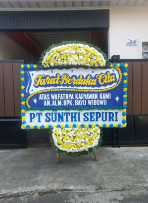 Papan Bunga Duka di Bukit Durian